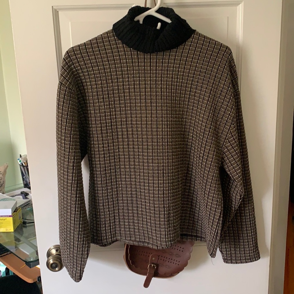 Zara patterned turtle neck